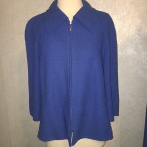 St. John Collection Zipper Front Jacket - Size 10